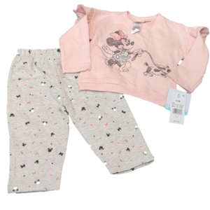 Baby Minnie mouse matching set.